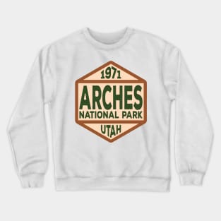 Arches National Park badge Crewneck Sweatshirt